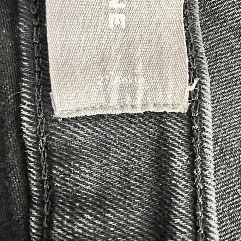 Everlane High Rise Black Ankle Jeans Size 27